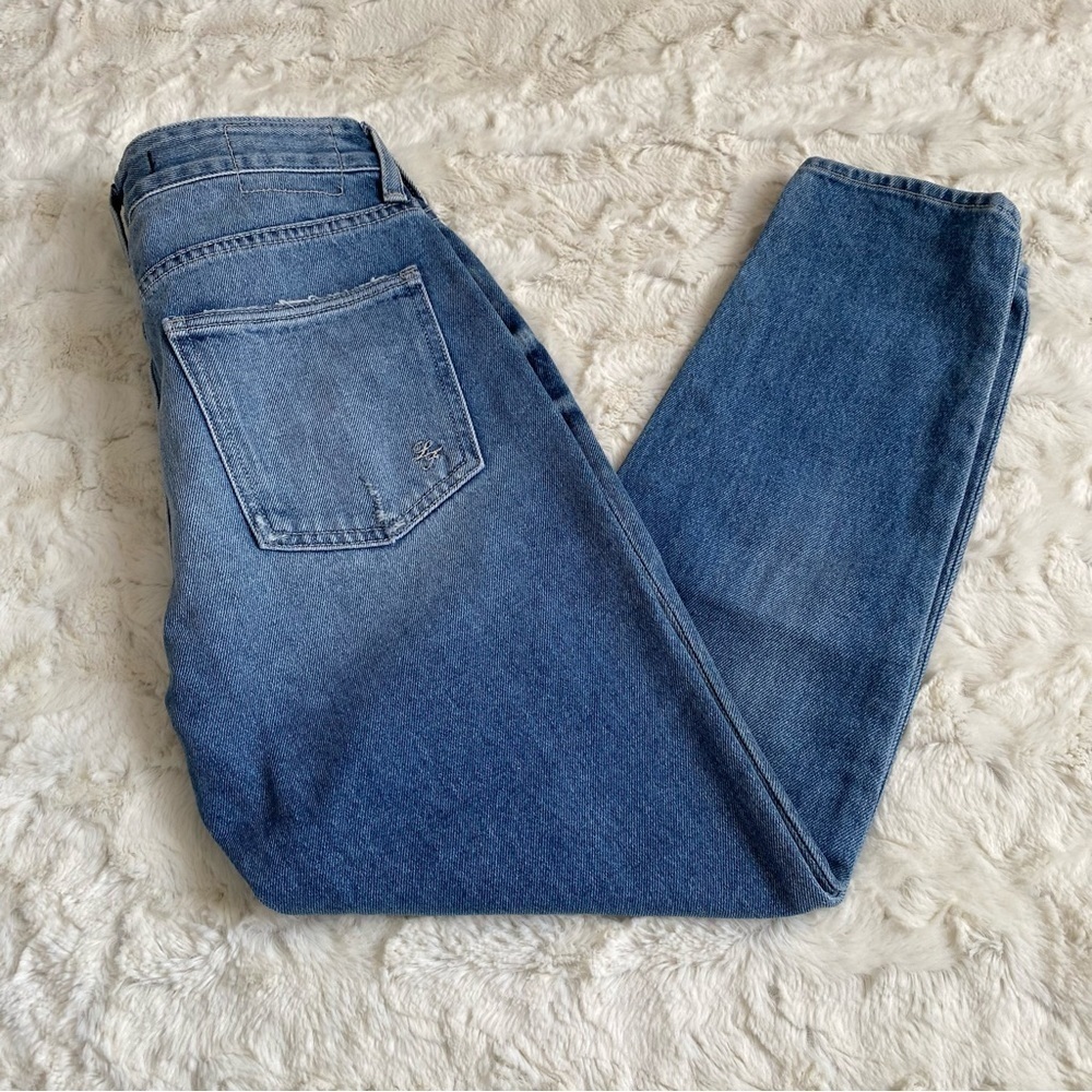 NWT Lovers + Friends Women's Blue Slim Boyfriend Jeans Size 26